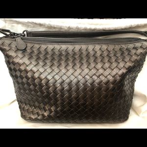 NWOT.  Bottega Veneta gunmetal color.
